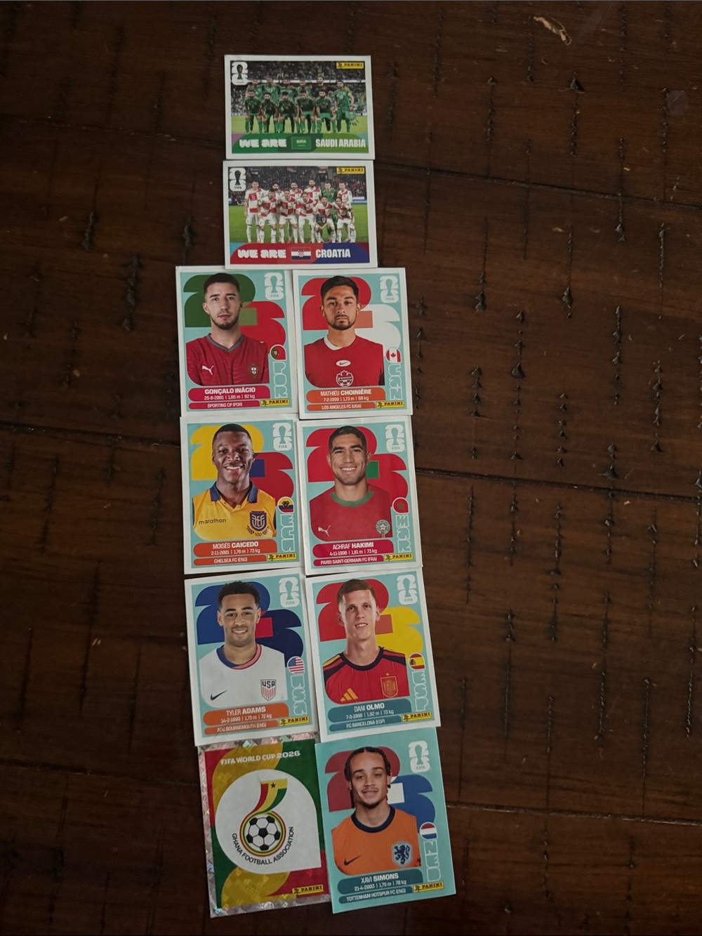Panini FIFA Sticker Pack Set - White Labels